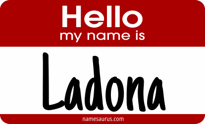Hello my name is Ladona png download