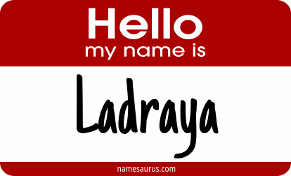 Hello my name is Ladraya png download