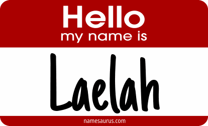 Hello my name is Laelah png download