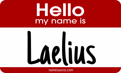 Hello my name is Laelius png download