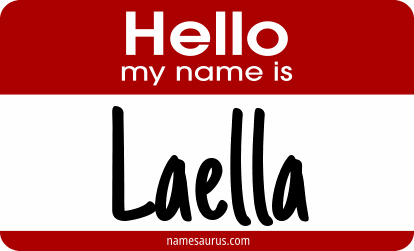 Hello my name is Laella png download