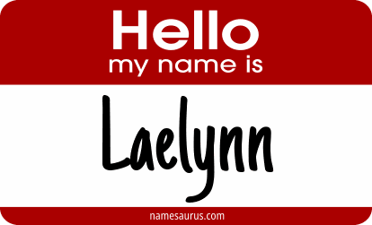 Hello my name is Laelynn png download