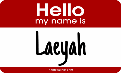 Hello my name is Laeyah png download