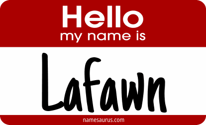 Hello my name is Lafawn png download