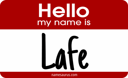 Hello my name is Lafe png download
