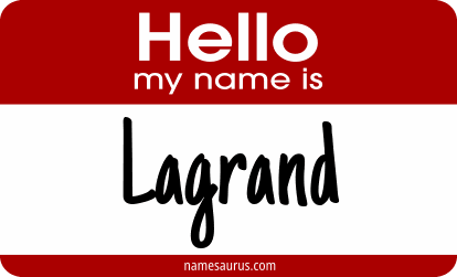 Hello my name is Lagrand png download
