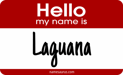 Hello my name is Laguana png download