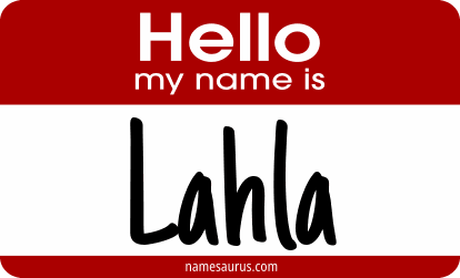 Hello my name is Lahla png download