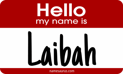 Hello my name is Laibah png download