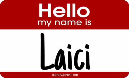 Hello my name is Laici png download