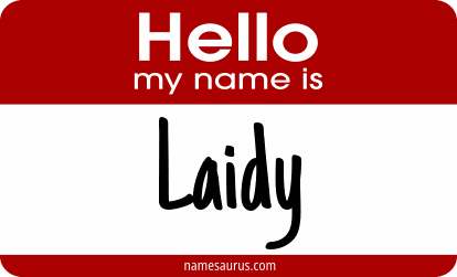 Hello my name is Laidy png download