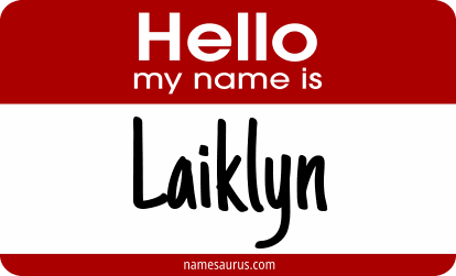 Hello my name is Laiklyn png download