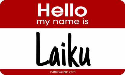 Hello my name is Laiku png download