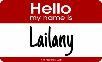 Hello my name is Lailany png download