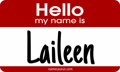 Hello my name is Laileen png download