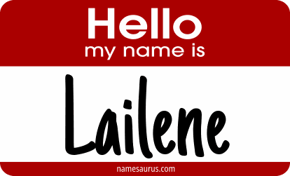 Hello my name is Lailene png download