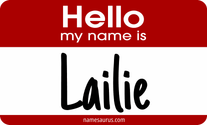 Hello my name is Lailie png download