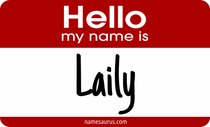 Hello my name is Laily png download