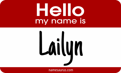Hello my name is Lailyn png download
