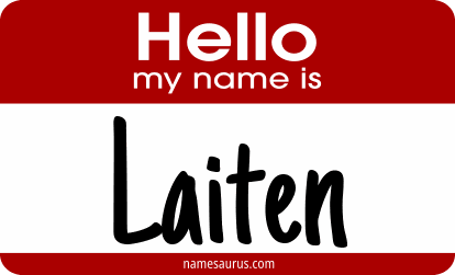 Hello my name is Laiten png download