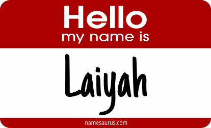 Hello my name is Laiyah png download