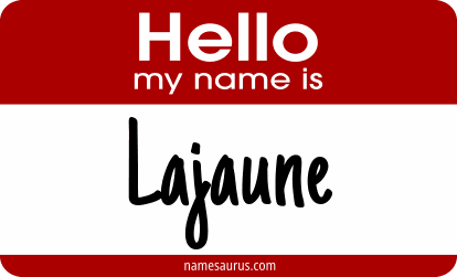 Hello my name is Lajaune png download