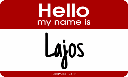Hello my name is Lajos png download