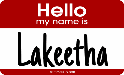 Hello my name is Lakeetha png download
