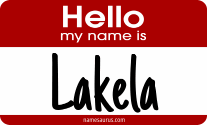 Hello my name is Lakela png download