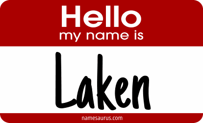 Hello my name is Laken png download