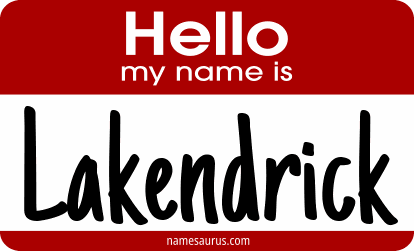 Hello my name is Lakendrick png download