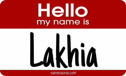 Hello my name is Lakhia png download