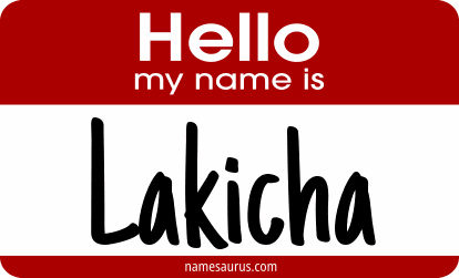 Hello my name is Lakicha png download