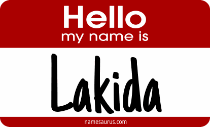 Hello my name is Lakida png download