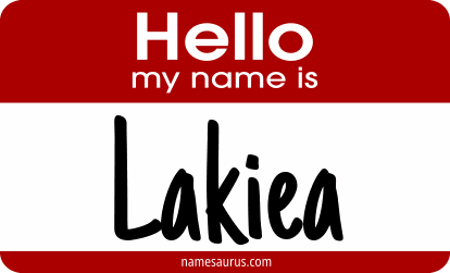 Hello my name is Lakiea png download