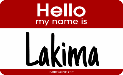 Hello my name is Lakima png download