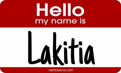 Hello my name is Lakitia png download