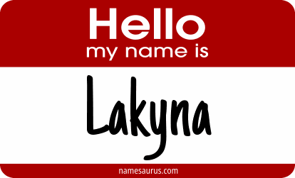 Hello my name is Lakyna png download