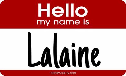 Hello my name is Lalaine png download