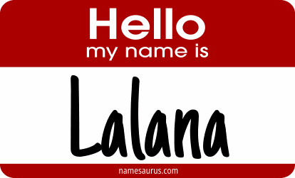 Hello my name is Lalana png download