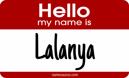 Hello my name is Lalanya png download
