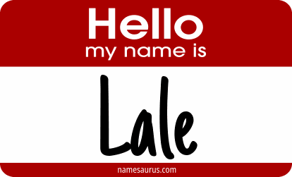 Hello my name is Lale png download