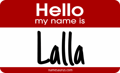 Hello my name is Lalla png download