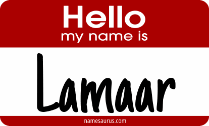 Hello my name is Lamaar png download