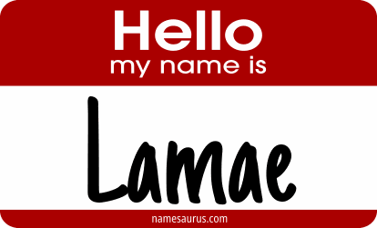 Hello my name is Lamae png download