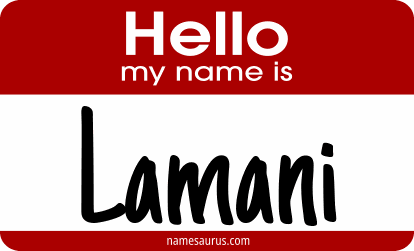Hello my name is Lamani png download