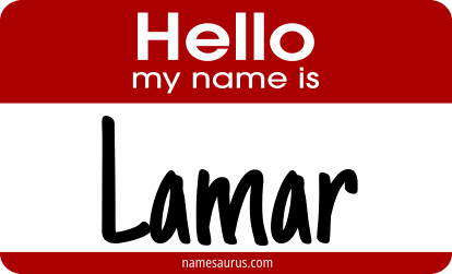 Hello my name is Lamar png download