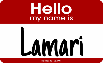 Hello my name is Lamari png download