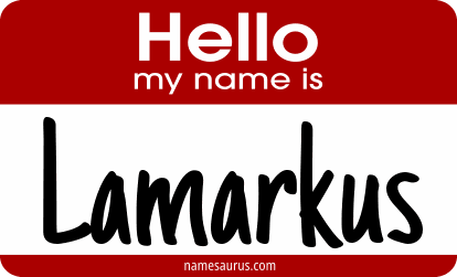 Hello my name is Lamarkus png download