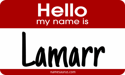 Hello my name is Lamarr png download